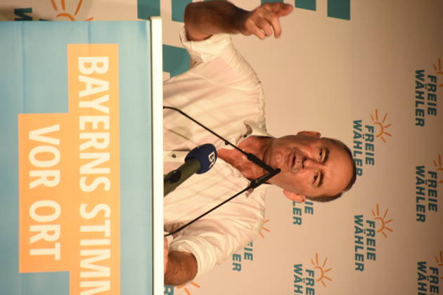 Hubert Aiwanger, Landes- und Bundesvorsitzender der FREIEN WÄHLER, Abendsberg 07.09.2026 Politischer Frühschoppen am Gillamoos Freie Wähler im Weissbierstadl Foto Abendsberg