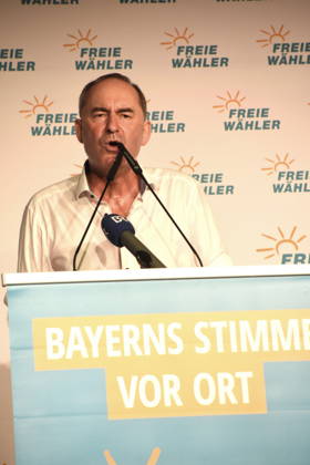 Hubert Aiwanger, Landes- und Bundesvorsitzender der FREIEN WÄHLER, Abendsberg 07.09.2026 Politischer Frühschoppen am Gillamoos Freie Wähler im Weissbierstadl Foto Abendsberg