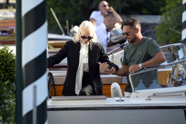 Pamela Anderson bei der Ankunft am Pier des Hotels Excelsior auf der Biennale di Venezia 2026 83. Internationale Filmfestspiele von Venedig. Venedig, 07.09.2026