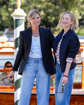 Anna Foglietta and Alba Rohrwacher are seen during the 83rd Venice International Film Festival on September 7, 2026, in Venice, Italy. Lucia Sabatelli, Venice, Italy Copyright: xLuciaxSabatellix xBestimagexLuciaxSabatellix xBestimagex