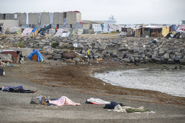 Settlements Continue on El Trampolín Beach Settlements on El Trampolín Beach, as of September 7, 2026, in Ceuta, Spain. Despite having been evicted, the encampment on El Trampolín Beach resembles a makeshift city and remains occupied by people who continue to arrive in Ceuta. SEPTEMBER 7, 2026 Ceuta, Spain  Copyright: xMarcosxMorenox 7756317