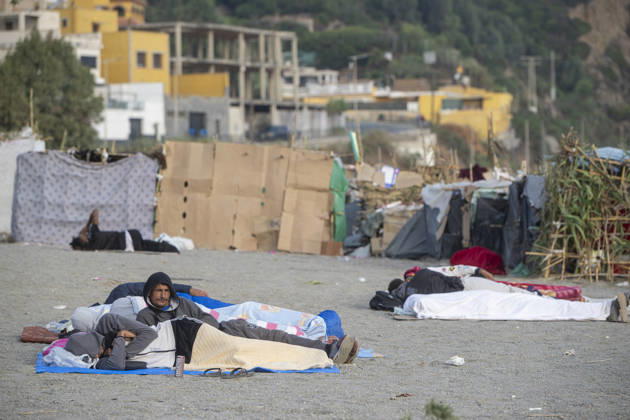 Settlements Continue on El Trampolín Beach Settlements on El Trampolín Beach, as of September 7, 2026, in Ceuta, Spain. Despite having been evicted, the encampment on El Trampolín Beach resembles a makeshift city and remains occupied by people who continue to arrive in Ceuta. SEPTEMBER 7, 2026 Ceuta, Spain Copyright: xMarcosxMorenox 7756320