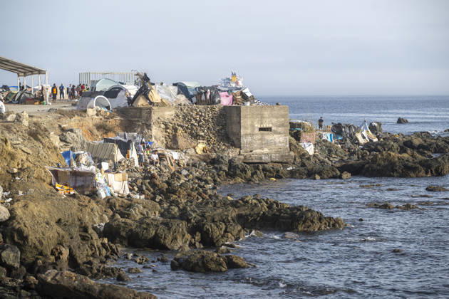 Settlements Continue on El Trampolín Beach Settlements on El Trampolín Beach, as of September 7, 2026, in Ceuta, Spain. Despite having been evicted, the encampment on El Trampolín Beach resembles a makeshift city and remains occupied by people who continue to arrive in Ceuta. SEPTEMBER 7, 2026 Ceuta, Spain Copyright: xMarcosxMorenox 7756325