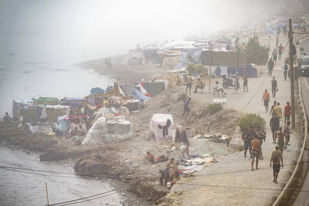 Settlements Continue on El Trampolín Beach Settlements on El Trampolín Beach, as of September 7, 2026, in Ceuta, Spain. Despite having been cleared, the camp on El Trampolín Beach resembles a makeshift city and remains occupied by people who continue to arrive in Ceuta. SEPTEMBER 7, 2026 Ceuta, Spain  Copyright: xMarcosxMorenox 7756354