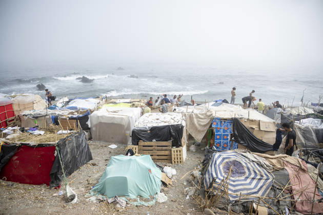 Settlements Continue on El Trampolín Beach Settlements on El Trampolín Beach, as of September 7, 2026, in Ceuta, Spain. Despite having been cleared, the camp on El Trampolín Beach resembles a makeshift city and remains occupied by people who continue to arrive in Ceuta. SEPTEMBER 7, 2026 Ceuta, Spain  Copyright: xMarcosxMorenox 7756356