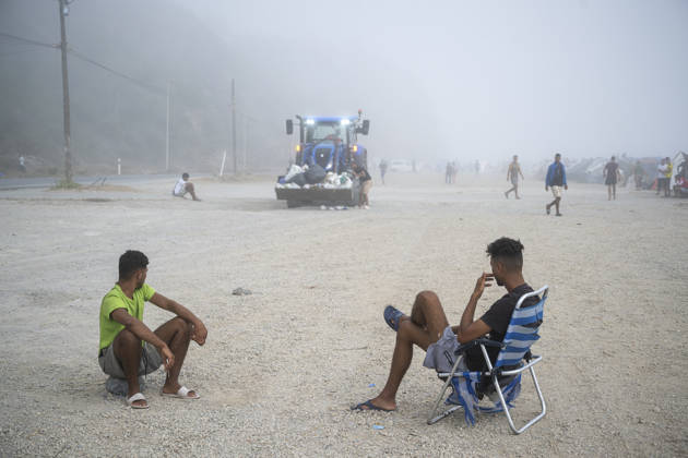 Settlements Continue on El Trampolín Beach Settlements on El Trampolín Beach, as of September 7, 2026, in Ceuta, Spain. Despite having been cleared, the camp on El Trampolín Beach resembles a makeshift city and remains occupied by people who continue to arrive in Ceuta. SEPTEMBER 7, 2026 Ceuta, Spain  Copyright: xMarcosxMorenox 7756358