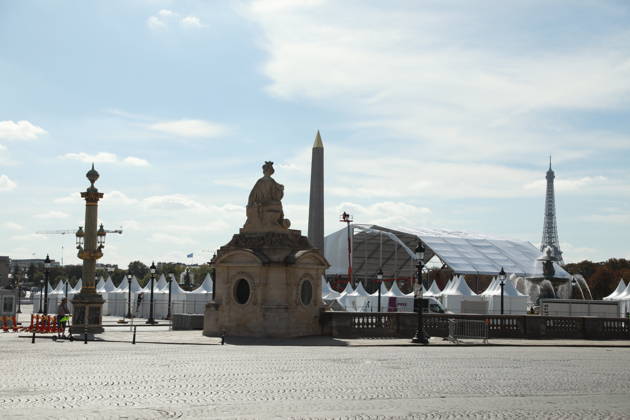 Preparations in Paris ahead of Pope Leo XIV s visit PARIS, FRANCE - SEPTEMBER 7: Preparations are underway at Place de la Concorde in Paris ahead of Pope Leo XIV s visit to the French capital, on September 7, 2026. Infrastructure is being installed for the outdoor Mass planned at the square on September 26. Mohamad Salaheldin Abdelghani Alsayed Anadolu Paris France. Editorial use only. Please get in touch for any other usage.  Copyright: x2026xAnadoluxMohamadxSalaheldinxAbdelghanixAlsayedx