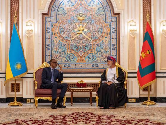 Oman Sultan and Rwandan President Hold Official Talks in Salalah Oman’s Sultan Haitham bin Tariq and Rwandan President Paul Kagame hold an official talks session at Al-Husn Palace in Salalah, Oman, on September 7, 2026. The two leaders discussed bilateral relations and ways to strengthen cooperation between the two countries across various fields. Photo by Sultan of Oman Press Office APA Images Muscat Muscat Oman 070926_Oman_OPO_00(1) Copyright: xapaimagesxSultanxofxOmanxPressxOffice xAPAxImagesx
