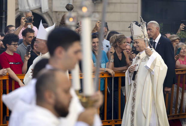 September 7, 2026, Genazzano (Rome, Italia: Pope Leo XIV during his visit to Genazzano inside the Santuario della Madre del Buon Consiglio, Genazzano (Rome), 7 September 2026..ANSA MASSIMO PERCOSSI. Genazzano (Rome Italia  - ZUMAa110 20260907_zaf_a110_117 Copyright: xAnsa MassimoxPercossix