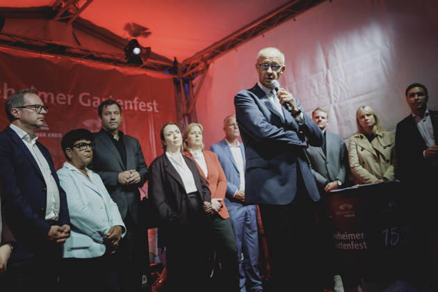 Friedrich Merz (CDU), Bundeskanzler, aufgenommen im Rahmen des Seeheimer Gartenfestes in der Deutschen Parlamentarischen Gesellschaft in Berlin, 07.09.2026. Fotografiert im Auftrag des Seeheimer Kreises. Berlin Deutschland Copyright: xFlorianxGaertner SeeheimerxKreisx