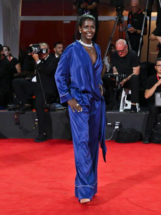 IPA88248442 - Venice, 83rd Venice International Film Festival 2026 - Night 6 - Red carpet for the film *Diva e Donna* - Pictured: Mariam Battistelli  Copyright: xManuelexMangiarottix xPoolxPhotoxEventsx08x IPA88248442
