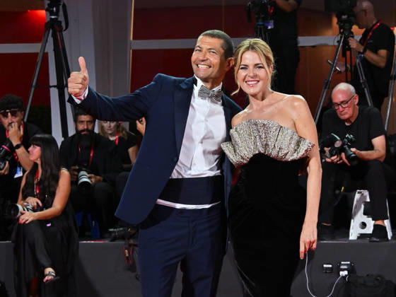 IPA88249386 - Venice, 83rd Venice International Film Festival 2026 - Night 6 - Red carpet for the film *Diva e Donna* - Pictured: Elisabetta Pellini, Gianluca Cerasola  Copyright: xManuelexMangiarottix xPoolxPhotoxEventsx08x IPA88249386