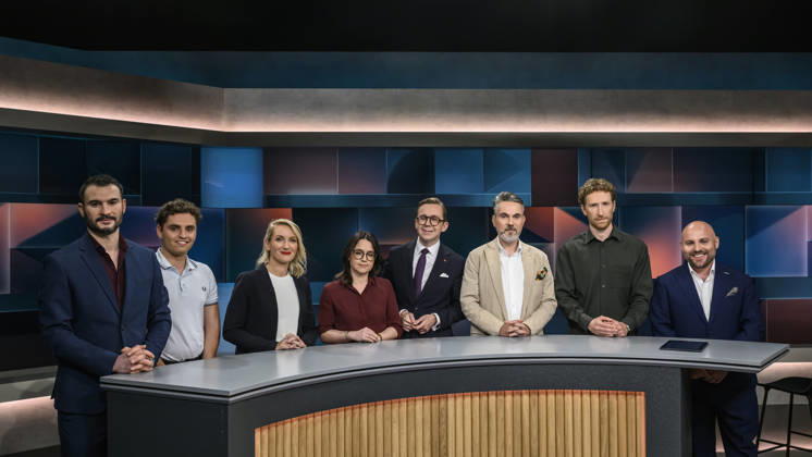 im Bild v.l.: Aras Badr, Hannes Kreschel, Ines Schwerdtner, Anne Hähnig, Philipp Amthor, Fabio De Masi, BSW Parteivorsitzender, Louis Klamroth, Markus Frohnmaier, GER, Berlin, hart aber fair - Polittalk, TV, Format, mit Moderator - Louis Klamroth, Das Erste, Das Thema: Nach der Wahl: Wie verändert Sachsen-Anhalt Deutschland?, 07.09.2026, Copyright: HMBxMedia UwexKoch
