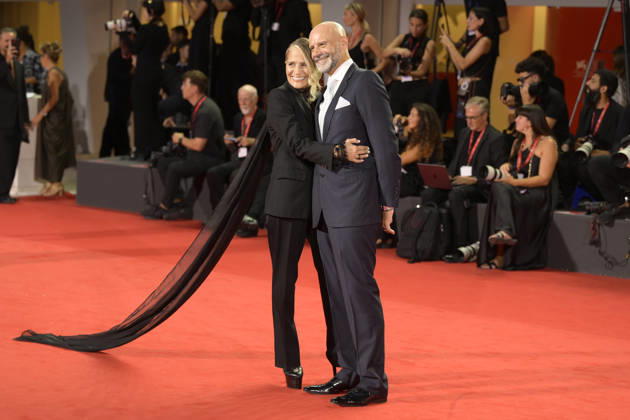 Delegazione Diva e Donna red carpet in Venice Lido - 07 Sep 2026 Heather Parisi (l) and Umberto Maria Anzolin (r) attend the red carpet of Delegazione during the 83rd Venice Film Festival at Palazzo del Cinema. Venice Lido Italy Copyright: xMarioxCartellix xSOPAxImagesx _DSC1113