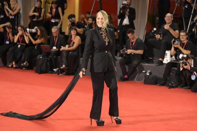 Delegazione Diva e Donna red carpet in Venice Lido - 07 Sep 2026 Heather Parisi attends the red carpet of Delegazione during the 83rd Venice Film Festival at Palazzo del Cinema. Venice Lido Italy Copyright: xMarioxCartellix xSOPAxImagesx _DSC1123