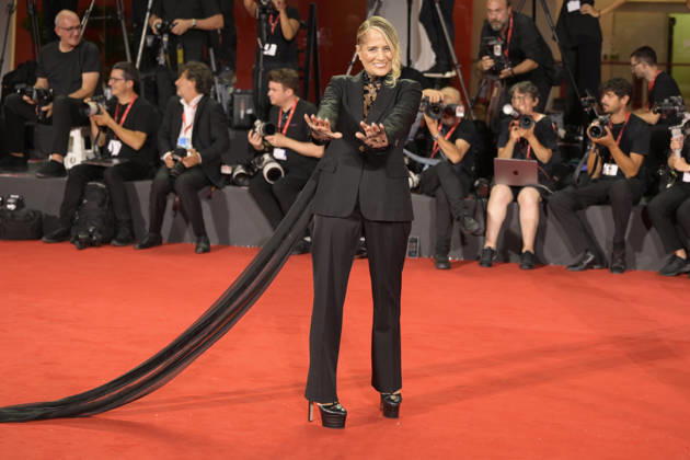 Delegazione Diva e Donna red carpet in Venice Lido - 07 Sep 2026 Heather Parisi attends the red carpet of Delegazione during the 83rd Venice Film Festival at Palazzo del Cinema. Venice Lido Italy Copyright: xMarioxCartellix xSOPAxImagesx _DSC1143