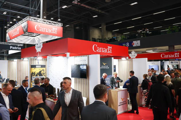 34th International Defence Industry Exhibition in Poland KIELCE, POLAND - SEPTEMBER 8: Canada stand is seen during the 34th International Defence Industry Exhibition (MSPO) in Kielce, Poland, on September 8, 2026. Jakub Porzycki Anadolu Kielce Poland. Editorial use only. Please get in touch for any other usage.  Copyright: x2026xAnadoluxJakubxPorzyckix