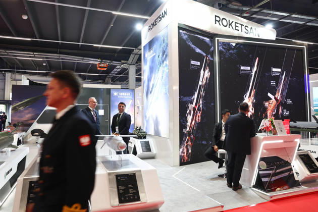 34th International Defence Industry Exhibition in Poland KIELCE, POLAND - SEPTEMBER 8: Roketsan stand is seen during the 34th International Defence Industry Exhibition (MSPO) in Kielce, Poland, on September 8, 2026. Jakub Porzycki Anadolu Kielce Poland. Editorial use only. Please get in touch for any other usage.  Copyright: x2026xAnadoluxJakubxPorzyckix