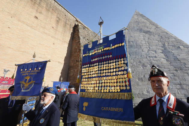 September 8, 2026, Rome, Rome, ITALY: Commemorative ceremony on the occasion of the 83rd Anniversary of the Defense of Rome at Porta San Paolo and the Parco della Resistenza on September 8, Rome, 08 09 2026. Rome ITALY  - ZUMAa289 20260908_zia_a289_199 Copyright: xRiccardoxDexLucax xAgfx