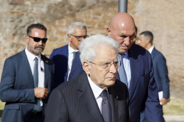 September 8, 2026, Rome, Rome, ITALY: President of the Republic Sergio Mattarella and Minister of Defense Guido Crosetto. Commemorative ceremony on the occasion of the 83rd anniversary of the Defense of Rome at Porta San Paolo and the Parco della Resistenza on September 8, Rome, September 8, 2026. Rome ITALY  - ZUMAa289 20260908_zia_a289_209 Copyright: xRiccardoxDexLucax xAgfx