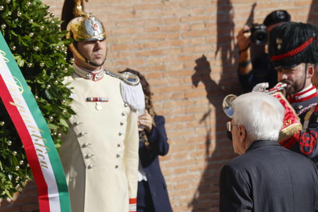 September 8, 2026, Rome, Rome, ITALY: President of the Republic Sergio Mattarella, Commemorative Ceremony on the Occasion of the 83rd Anniversary of the Defense of Rome at Porta San Paolo and the Parco della Resistenza on September 8, Rome, 08 09 2026. Rome ITALY  - ZUMAa289 20260908_zia_a289_214 Copyright: xRiccardoxDexLucax xAgfx
