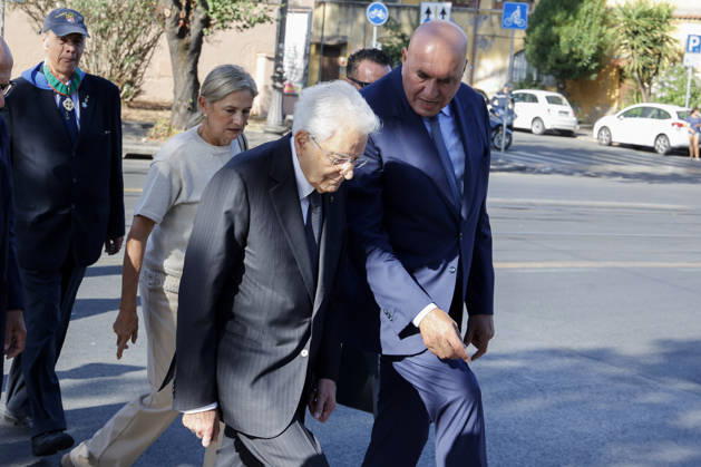 September 8, 2026, Rome, Rome, ITALY: President of the Republic Sergio Mattarella and Minister of Defense Guido Crosetto. Commemorative ceremony on the occasion of the 83rd anniversary of the Defense of Rome at Porta San Paolo and the Parco della Resistenza on September 8, Rome, September 8, 2026. Rome ITALY  - ZUMAa289 20260908_zia_a289_223 Copyright: xRiccardoxDexLucax xAgfx