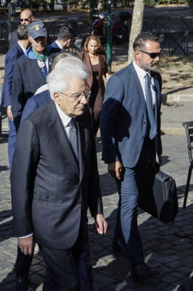 September 8, 2026, Rome, Rome, ITALY: President of the Republic Sergio Mattarella, Commemorative Ceremony on the Occasion of the 83rd Anniversary of the Defense of Rome at Porta San Paolo and the Parco della Resistenza on September 8, Rome, 08 09 2026. Rome ITALY  - ZUMAa289 20260908_zia_a289_224 Copyright: xRiccardoxDexLucax xAgfx