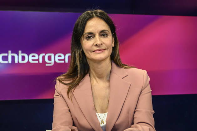 v.l. Iris Sayram (ARD-Hauptstadtstudio), GER, Berlin, Studio, zu Gast bei Maischberger, politische Talkshow, TV, Format, mit Moderatorin Sandra Maischberger, Das Erste, aus Adlershof Am Studio 20, 08.09.2026, Copyright: HMBxMedia UwexKoch