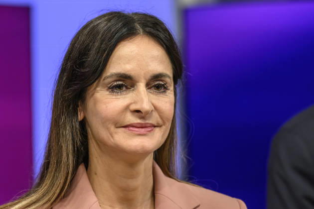 v.l. Iris Sayram (ARD-Hauptstadtstudio), GER, Berlin, Studio, zu Gast bei Maischberger, politische Talkshow, TV, Format, mit Moderatorin Sandra Maischberger, Das Erste, aus Adlershof Am Studio 20, 08.09.2026, Copyright: HMBxMedia UwexKoch