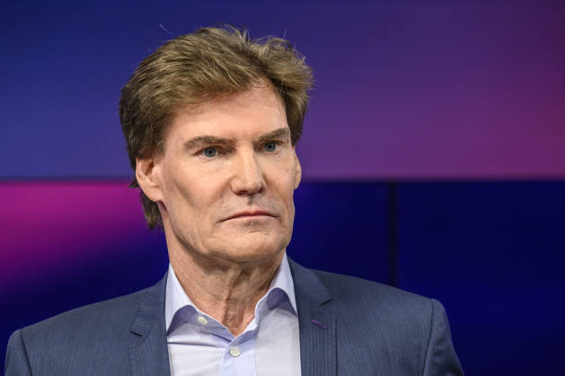 v.l. Carsten Maschmeyer (Unternehmer), GER, Berlin, Studio, zu Gast bei Maischberger, politische Talkshow, TV, Format, mit Moderatorin Sandra Maischberger, Das Erste, aus Adlershof Am Studio 20, 08.09.2026, Copyright: HMBxMedia UwexKoch
