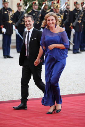 DiÌ‚ner d Etat en l honneur de Mr LEE Jae Myung, PreÌsident de la ReÌpublique de CoreÌe Yael Braun-Pivet et Vianney Pivet Emmanuel Macron et Brigitte Macron recoivent Mr LEE Jae Myung, PreÌsident de la ReÌpublique de CoreÌe et son à pouse, Kim Hye-kyung, à l occasion d un diner d à tat au Palais de l Elysà e à Paris, le 8 septembre 2026. French President, Emmanuel Macron and his wife, Brigitte Macron hosted Mr. LEE Jae Myung, President of the Republic of Korea, and his wife, Kim Hye-kyung, at a state dinner at the Elysà e Palace in Paris on September 8, 2026. Copyright: xFabricexChasseryx