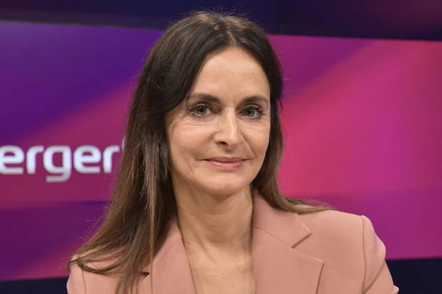 Iris Sayram in der ARD-Talkshow maischberger im Studio Berlin Adlershof. Berlin, 08.09.2026