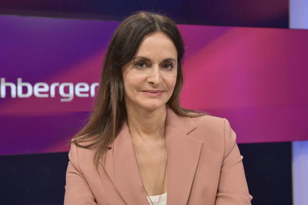 Iris Sayram in der ARD-Talkshow maischberger im Studio Berlin Adlershof. Berlin, 08.09.2026