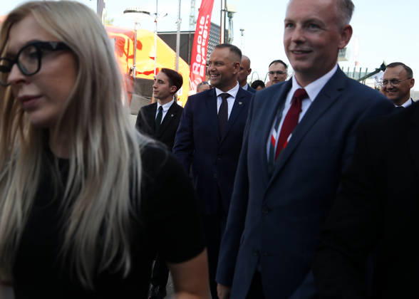 34th International Defense Industry Exhibition In Kielce Karol Nawrocki, President of Poland, attends the 34th International Defense Industry Exhibition at Targi Kielce in Kielce, Poland, on September 8, 2026. The International Defense Industry Exhibition (MSPO) is the largest defense fair in Central and Eastern Europe. During the event, representatives of state authorities, defense ministers, and delegations of military staffs meet, and the most modern defense systems, military technologies and military projects are presented. Kielce Poland  Copyright: xKlaudiaxRadeckax originalFilename: radecka-34thinte260908_np7dl.jpg