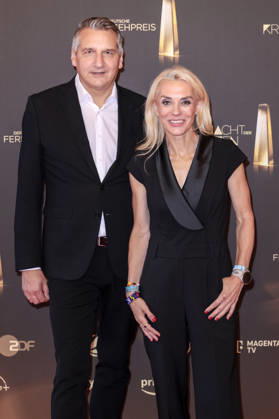 Oliver Schablitzki und Inga Leschek bei der Verleihung des Deutschen Fernsehpreises 2026 - Die Nacht der Kreativen in der Flora. Köln, 08.09.2026