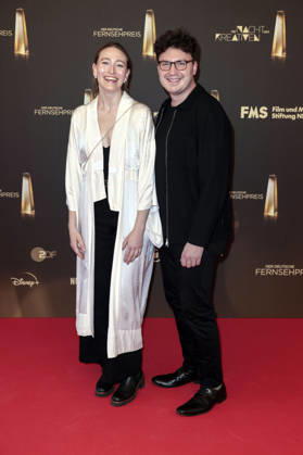 Victoria Hillestad und Julian Erhardt bei der Verleihung des Deutschen Fernsehpreises 2026 - Die Nacht der Kreativen in der Flora. Köln, 08.09.2026