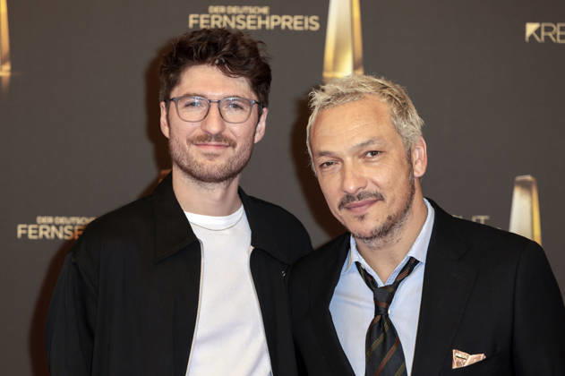 Philip Peschlow mit Gast bei der Verleihung des Deutschen Fernsehpreises 2026 - Die Nacht der Kreativen in der Flora. Köln, 08.09.2026
