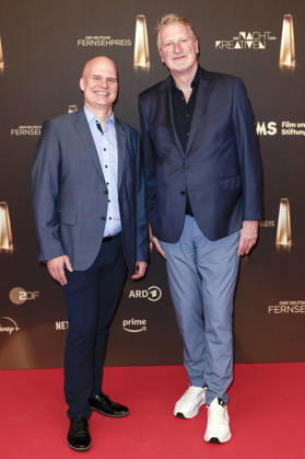 Ingmar Cario und Michael Souvignier bei der Verleihung des Deutschen Fernsehpreises 2026 - Die Nacht der Kreativen in der Flora. Köln, 08.09.2026