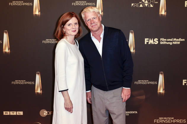 Katrin Vernau und Henrik Pabst bei der Verleihung des Deutschen Fernsehpreises 2026 - Die Nacht der Kreativen in der Flora. Köln, 08.09.2026