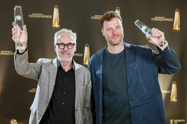 Entertainment Bilder des Tages #2 Stefan Will und Robert Henke bei der Verleihung des Deutschen Fernsehpreises 2026 - Die Nacht der Kreativen in der Flora. Köln, 08.09.2026