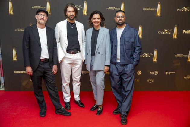 ABB KREATIVE- Marco Rottig, David Gesslbauer,Wesley William Salamone zu Gast auf dem roten Teppich bei der Gala Die Nacht der Kreativen Der Deutsche Fernsehpreis 2026 in der Flora am 08.09.2026 in Koeln NRW Deutschland