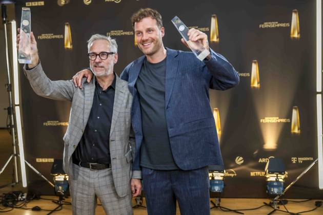 ABB KREATIVE- Preistraeger Auszeichnung für die Beste Musik Fiktion geht an Stefan Will und Robert Henke zu Gast bei der Gala Die Nacht der Kreativen Der Deutsche Fernsehpreis 2026 in der Flora am 08.09.2026 in Koeln NRW Deutschland