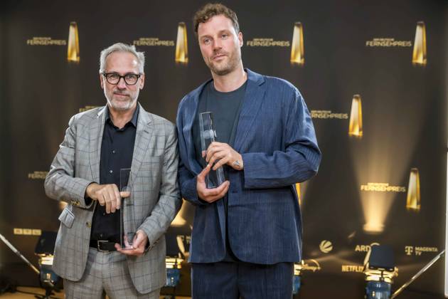 ABB KREATIVE- Preistraeger Auszeichnung für die Beste Musik Fiktion geht an Stefan Will und Robert Henke zu Gast bei der Gala Die Nacht der Kreativen Der Deutsche Fernsehpreis 2026 in der Flora am 08.09.2026 in Koeln NRW Deutschland