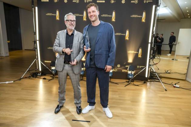 ABB KREATIVE- Preistraeger Auszeichnung für die Beste Musik Fiktion geht an Stefan Will und Robert Henke zu Gast bei der Gala Die Nacht der Kreativen Der Deutsche Fernsehpreis 2026 in der Flora am 08.09.2026 in Koeln NRW Deutschland