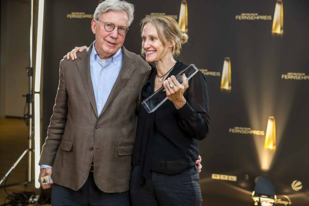 ABB KREATIVE- Preistraeger Auszeichnung für das Beste Buch Fiktion geht an Rolf Basedow, Nicole Armbruster zu Gast bei der Gala Die Nacht der Kreativen Der Deutsche Fernsehpreis 2026 in der Flora am 08.09.2026 in Koeln NRW Deutschland