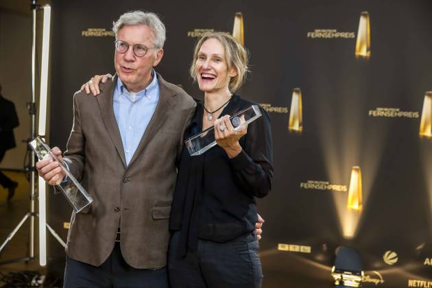 ABB KREATIVE- Preistraeger Auszeichnung für das Beste Buch Fiktion geht an Rolf Basedow, Nicole Armbruster zu Gast bei der Gala Die Nacht der Kreativen Der Deutsche Fernsehpreis 2026 in der Flora am 08.09.2026 in Koeln NRW Deutschland