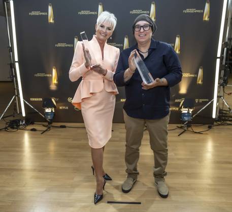 ABB KREATIVE- Preistraeger Auszeichnung Katia Convents und Paola von Griesheim gewinnen in der Kategorie Beste Ausstattung zu Gast bei der Gala Die Nacht der Kreativen Der Deutsche Fernsehpreis 2026 in der Flora am 08.09.2026 in Koeln NRW Deutschland