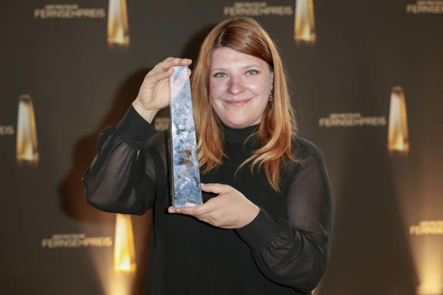 Xenja Kupin bei der Verleihung des Deutschen Fernsehpreises 2026 - Die Nacht der Kreativen in der Flora. Köln, 08.09.2026