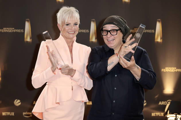 Katia Convents und Paola von Griesheim bei der Verleihung des Deutschen Fernsehpreises 2026 - Die Nacht der Kreativen in der Flora. Köln, 08.09.2026