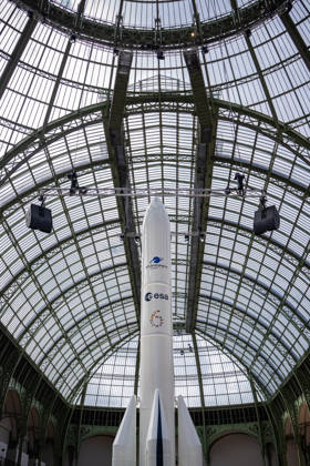 International Space Summit in Paris Aurelien Morissard MAXPPP MAXPPP Paris Sept. 9, 2026 A miniature model of an ESA-Arianespace rocket is on display at the Grand Palais ahead of the opening of a two-day International Space Summit in Paris, France, on Wednesday, September 9, 2026. Aurelien Morissard MAXPPP Paris, France Copyright: xMAXPPPxAurelienxMorissard MAXPPPx MOR202609099821 MOR202609099821